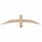 Ekena Millwork Bellingham Smooth Timber Gable Bracket, Douglas Fir, 48"W x 12"H x 1 1/2"D x 3 1/2"F, 6/12 Pitch GBW048X12X0204BEL00SDF - alternate 1
